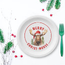 Search for funny christmas paper plates Winter
