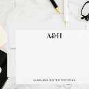 Search for monogram thank you cards Bride and groom