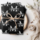 Search for monogram wrapping paper Modern