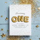 Search for foil 1st birthday invitations Glitter