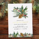 Search for foil christmas invitations Greenery