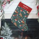 Search for squirrel christmas stockings Woodland