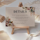 Search for floral wedding enclosure cards Information