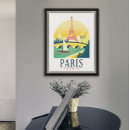 Search for vintage eiffel tower posters Cityscape
