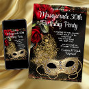 Search for mask invitations Masquerade party