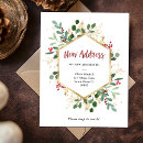 Search for new address christmas postcards We have moved