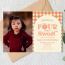 Search for sweet as a peach birthday invitations For kids
