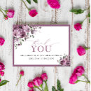 Search for 80th birthday thank you cards Purple