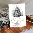 Search for white gold christmas invitations Black and white