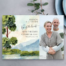 Search for lake save the dates Watercolor