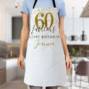 Search for 60th birthday aprons Modern