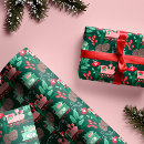 Search for vintage train wrapping paper Christmas tree