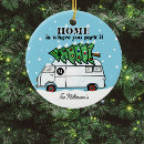 Search for vintage camper christmas tree decorations Van life