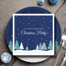 Search for blue christmas napkins Let it snow