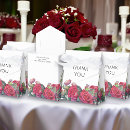 Search for red rose wedding favour boxes Thank you