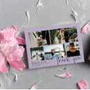 Search for purple thank you cards Elegant