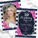 Search for pink and blue birthday invitations Elegant