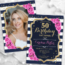 Search for pink and blue birthday invitations Elegant