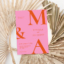 Search for pink wedding invitations Minimalist