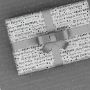 Search for grandfather wrapping paper Black and white