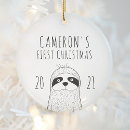 Search for sloth christmas tree decorations Keepsake