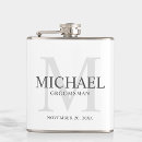 Search for vintage flasks Groomsman