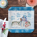 Search for dog christmas plates Snowflakes