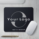 Search for company logo mouse mats Black