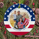 Search for veteran christmas tree decorations Usa flag
