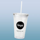 Search for acrylic tumblers Logo