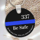 Search for police badge key rings Law enforcement