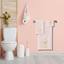 Search for rose gold pink bath towels Girly feminine