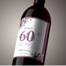 Search for 60th birthday wine labels Calligraphy
