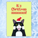 Search for tuxedo cat christmas cards Funny