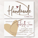 Search for handmade craft business cards For her