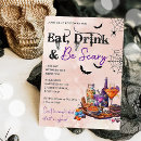 Search for scary halloween birthday invitations Costumes and cocktails