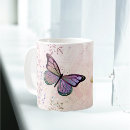 Search for purple butterfly mugs Green
