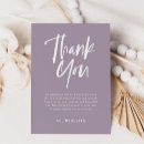 Search for purple thank you cards Script