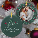 Search for leaves christmas tree decorations Red