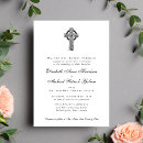 Search for christian cross wedding invitations Simple