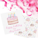 Search for cake note cards Cute