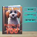 Search for funny i miss you cards Puppy