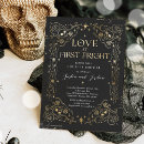 Search for love seasonal invitations Love at first fright