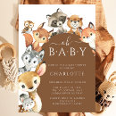 Search for woodsy baby shower invitations Woodland animals