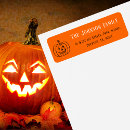 Search for pumpkin birthday return address labels Halloween