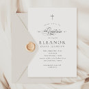 Search for black and white christening invitations Elegant