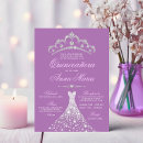 Search for mauve birthday invitations Purple