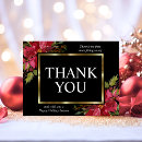 Search for holiday thank you cards Red
