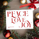 Search for love and joy christmas cards Minimalist