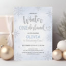 Search for snowflake party invitations Our little snowflake
